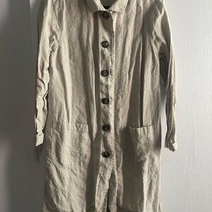 J. Jill Light Tan Trench dress